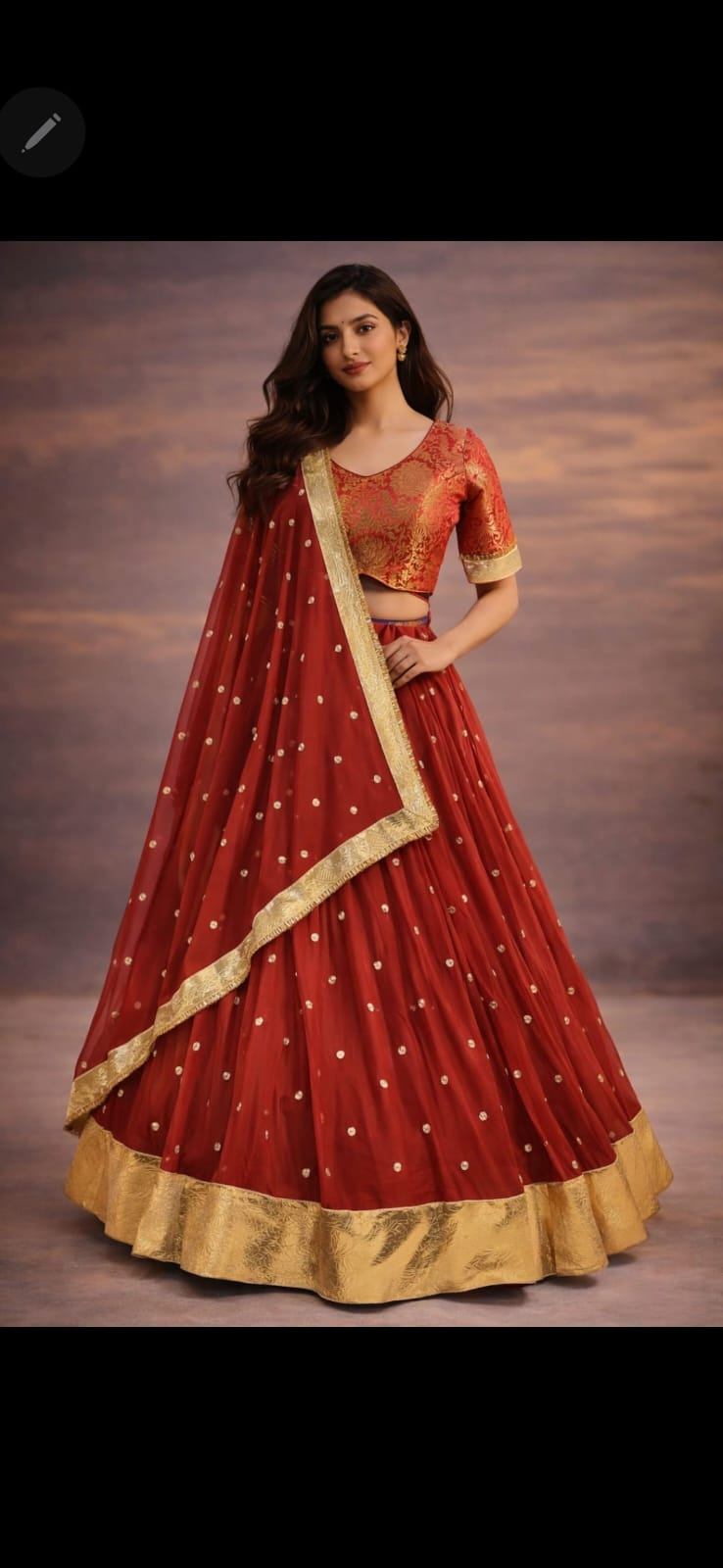 Georegette chaniya choli set